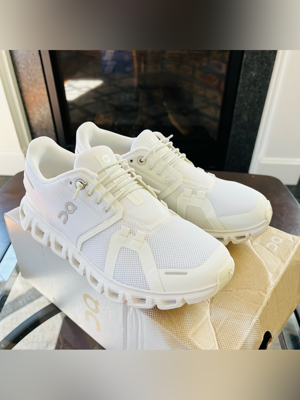 Sz 6.5 On Cloud 6 Women's Running Shoes All White 3WF10061200 - Picture 3 of 7
